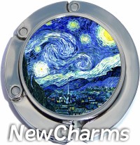 PH8219 Starry Night Photo Foldable Purse Hanger