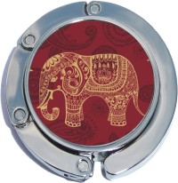 PH9067 Henna Elephant Foldable Purse Hanger