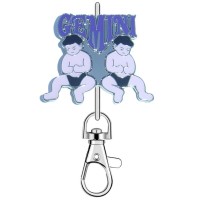KK2186 Gemini Zodiac Purse Key Chain