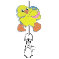 KK2225 Chick Colorful Egg Purse Key Chain