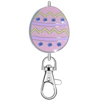KK2230 Colorful Easter Egg Purse Key Chain
