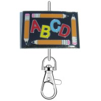 KK2251 School Supplies Pencils Purse Key Chain