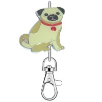 KK2267 Pug Dog Purse Key Chain