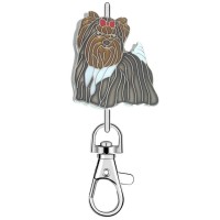 KK2280 Yorkshire Terrier Yorkie Dog Purse Key Chain