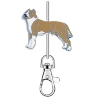 KK2326 Boxer or Terrier Dog Purse Key Chain
