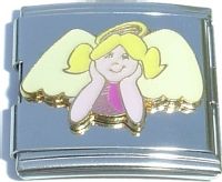 CT5022 Angel Girl Mega Italian Charm