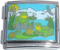 CT5050 Frogs Mega Italian Charm