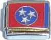Flag of Tennessee Italian Charm