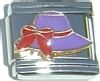 Hat (purple with red bow)