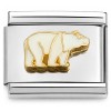 Polar Bear Italian Charm