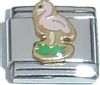 Flamingo Italian Charm