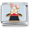 Hat with Rabbit  Italian Charm