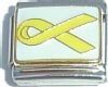 CT1828Y Yellow Ribbon Italian Charm