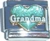 CT1977LW Grandma on Light Blue Heart with White Letters
