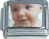 Smiling Baby Italian Charm