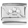 CT2151 Dinosaur Walking Bling Italian Charm