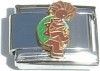 CT3880G Kokopelli Green Italian Charm