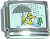 Umbella and Duck Italian Charm