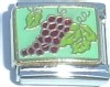 CT3329 Red Grapes on the Vine Italian Charm