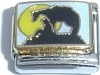 CT3438 Horse and Cowboy and Moon Italian Charm