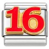 CT3618 Number 16 Italian Charm