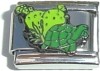 CT3921 Turtle and Plant Italian Charm