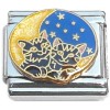 CT6975 Black Cats and Moon Italian Charm