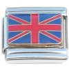 CT8104 United Kingdom Great Britain Flag Italian Charm