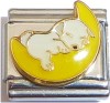 CT9292 Puppy on the Moon Italian Charm