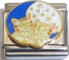 CT9295 White Cats and Moon Italian Charm