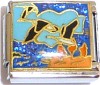 Flying Birds Italian Charm