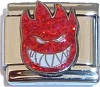 CT6182 Hot Head in Red Glitter Italian Charm