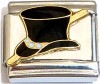 CT6418 Top Hat in Black Italian Charm