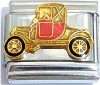 CT6497 Red Old Time Car Italian Charm