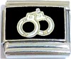 CT6542 Handcuffs Italian Charm