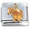 CT9806 Horse Back Riding Italian Charm