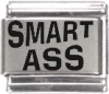 Smart Ass Laser Italian Charm