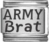 SL370 Army Brat Laser Italian Charm