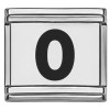 Black Number Italian Charms