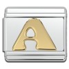 Gold Letter Italian Charms