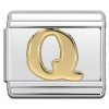 Gold Letter Italian Charms