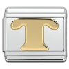 Gold Letter Italian Charms
