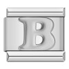 Silver Letter Italian Charms