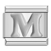 Silver Letter Italian Charms