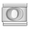 Silver Letter Italian Charms