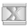 Silver Letter Italian Charms