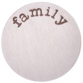 DA988 Family Plate in Silver for 30mm Locket