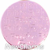 Rose Gold Handwritten Faith Disk