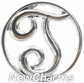 Round Disk - Letter T