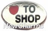 H1126s Love to Shop Silver Floating Locket Charm